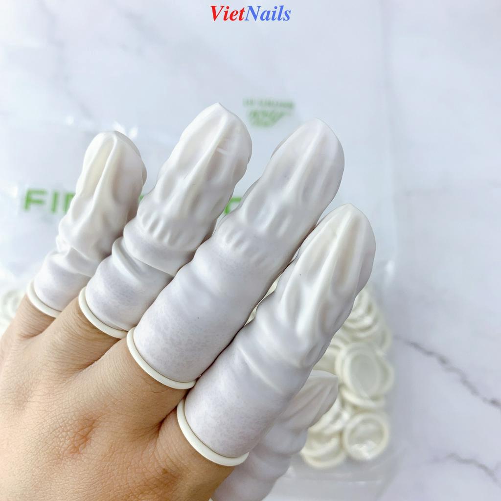 Set 200 Bao Bảo Vệ Ngón Tay Làm Nail, Phun Xăm – Bao Bảo Vệ Ngón Tay Cao Su