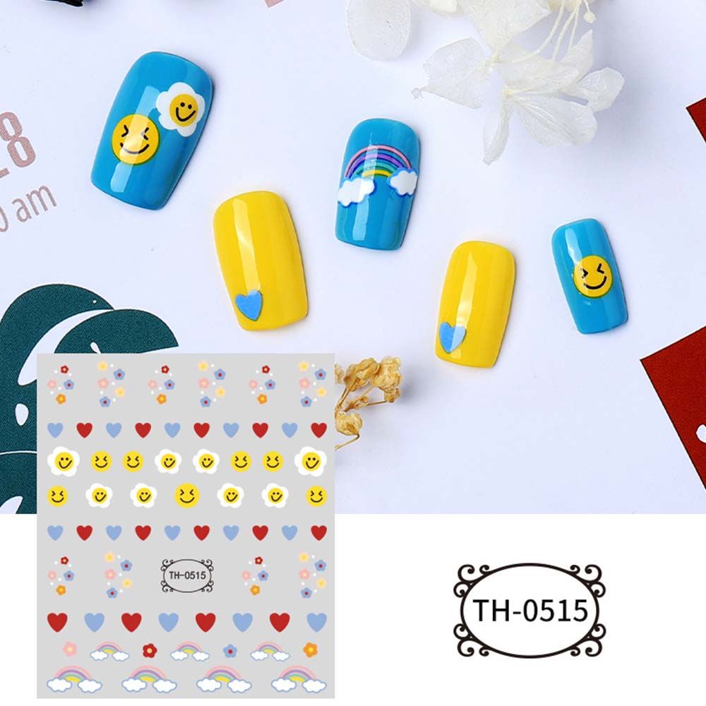 [Hàng mới về] Miếng dán trang trí móng hình hổ con giáp năm mới 3d thời trang