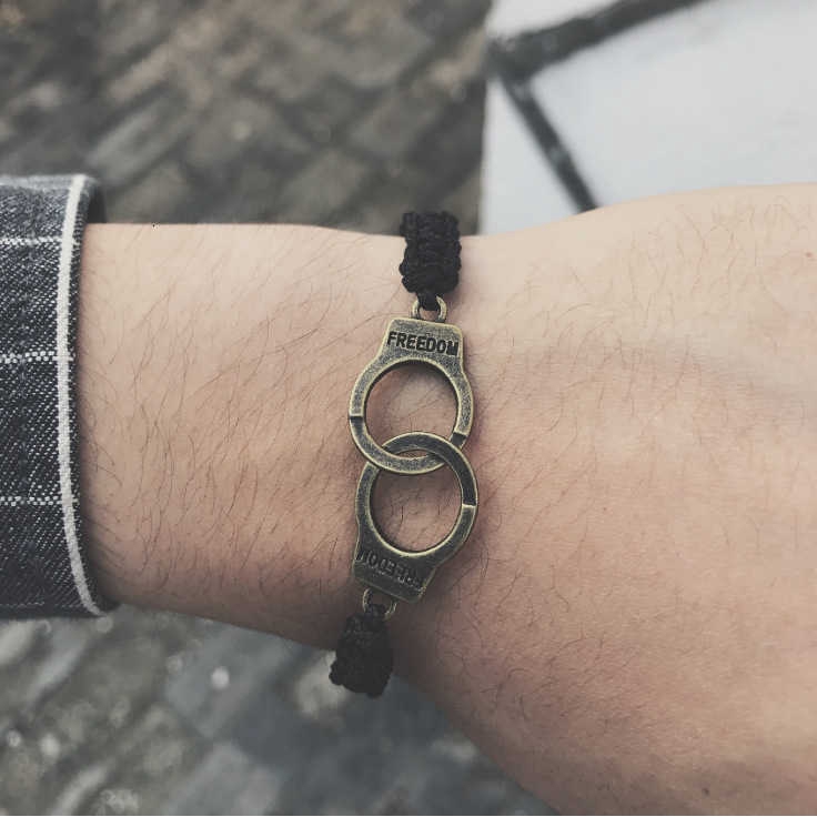 Vòng Tay Đan Dây Thủ Công 2846co Phong Cách Hàn Quốc