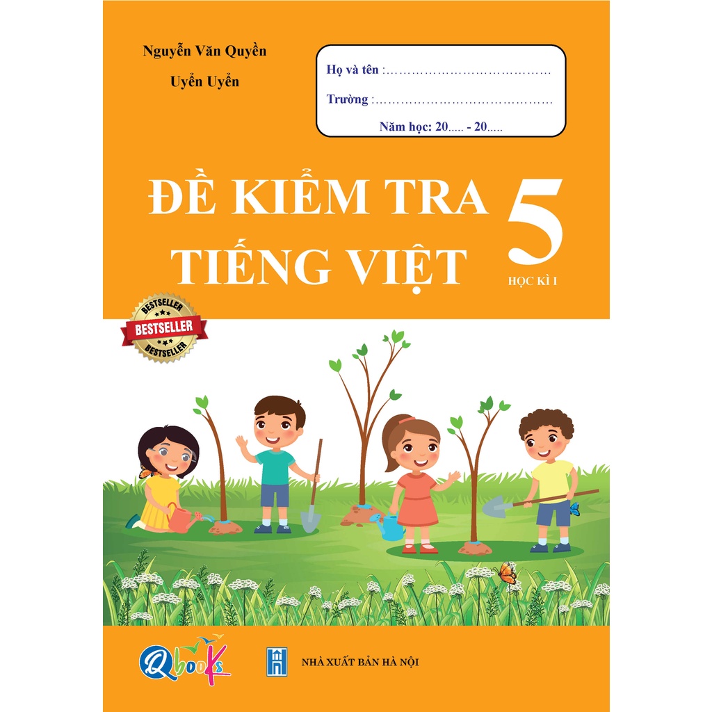 Sách - Combo Bài Tâp Tuần và Đề Kiểm Tra Toán - Tiếng Việt 5 - Học Kì 1 (4 cuốn)