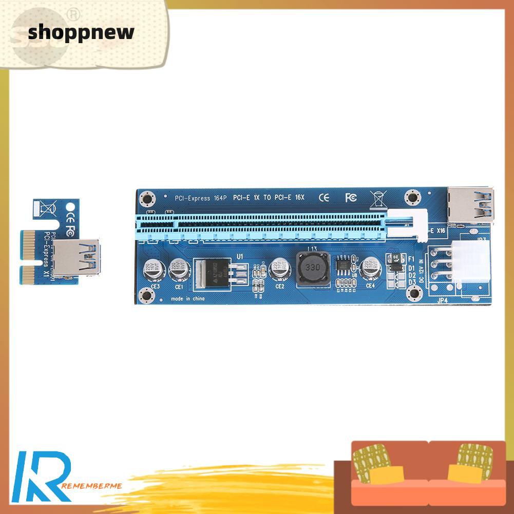 Cáp Chuyển Đổi Mở Rộng 6pin Pci-E1X Sang 16x Cho Btc Miner