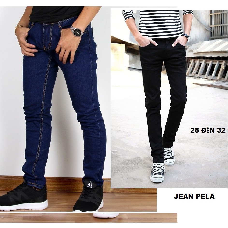 [ CHẤT CO GIÃN ] QUẦN JEAN NAM DÀI XANH VÀ ĐEN QC 28-32 | BigBuy360 - bigbuy360.vn