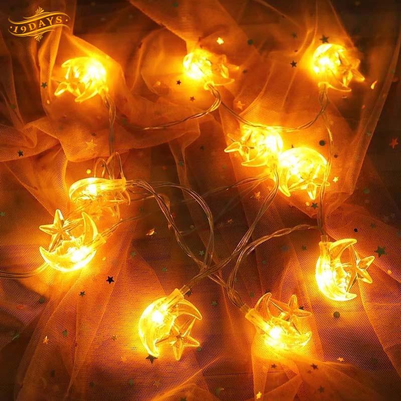 Dây đèn LED chữ eid mubarak lãng mạn