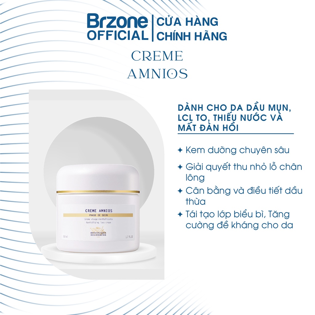 Kem dưỡng Creme Amnios 50ml tái tạo và kháng khuẩn - K52_50