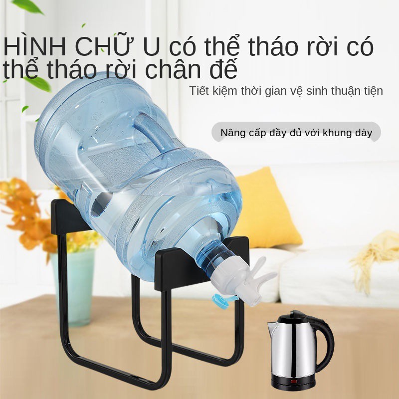 Xô nước tinh khiết, giá đỡ suối khoáng, đầu ra ngược cho máy uống, bình tích áp, bơm đóng chai