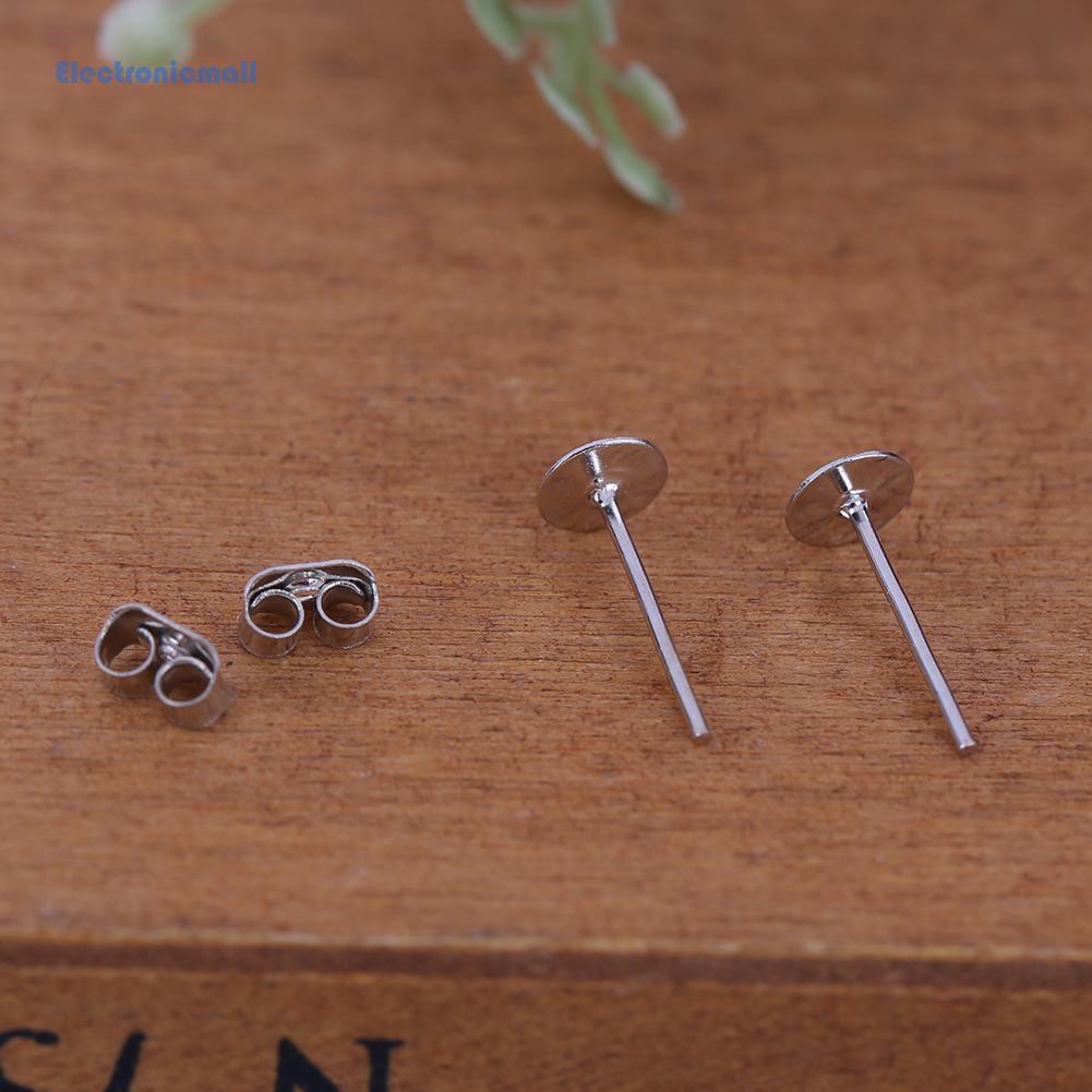 Bộ 100 phụ kiện bông tai để làm trang sức thủ công