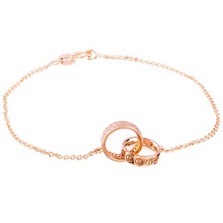 Lắc tay vàng hồng DOJI cao cấp 14K 0819B-LAL043