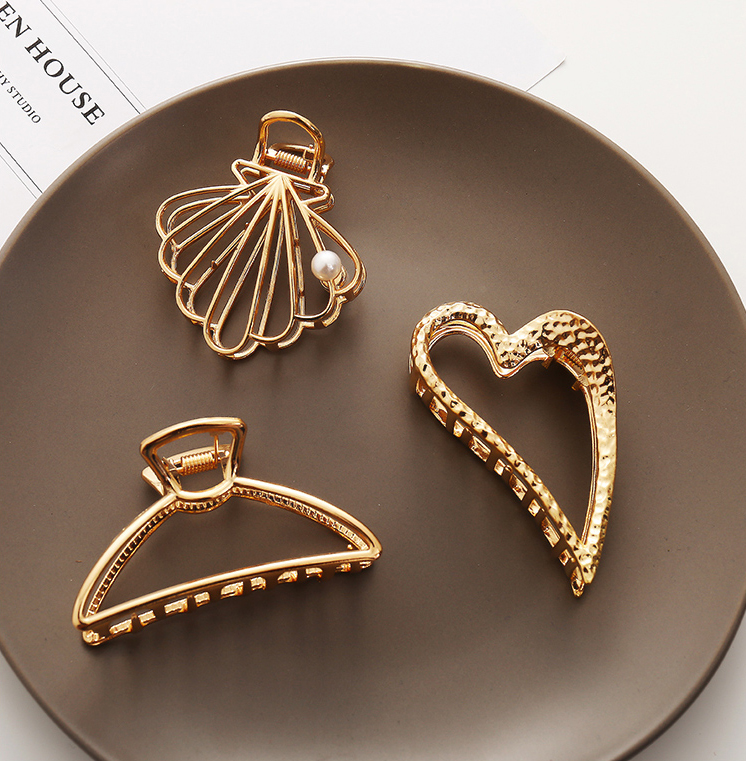 Kẹp tóc bằng kim loại phong cách thời trang Hàn Quốc nữ tính