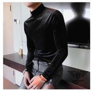 Áo Thun Nhung Nam Dài Tay