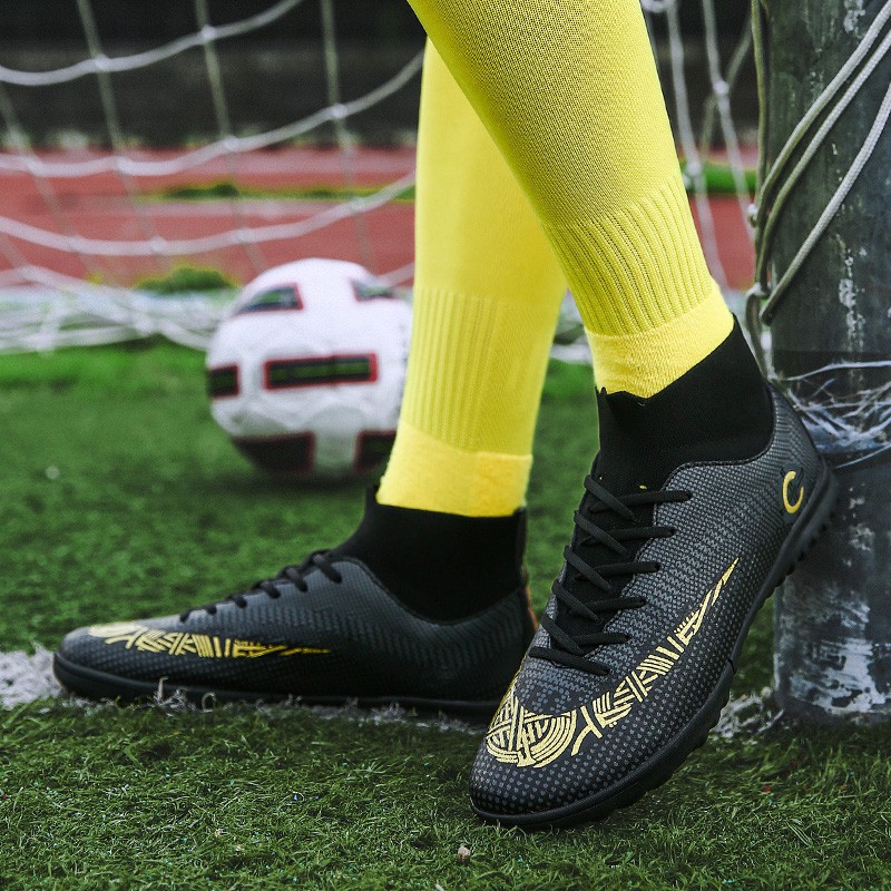 Giày đá bóng cổ cao CR7 Mercurial FG Futsal TF FG thích hợp cho sân cỏ nhân tạo