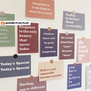 Bộ 15 Thẻ Giấy Dán Tường Ký Túc Xá Tự Phân Hủy