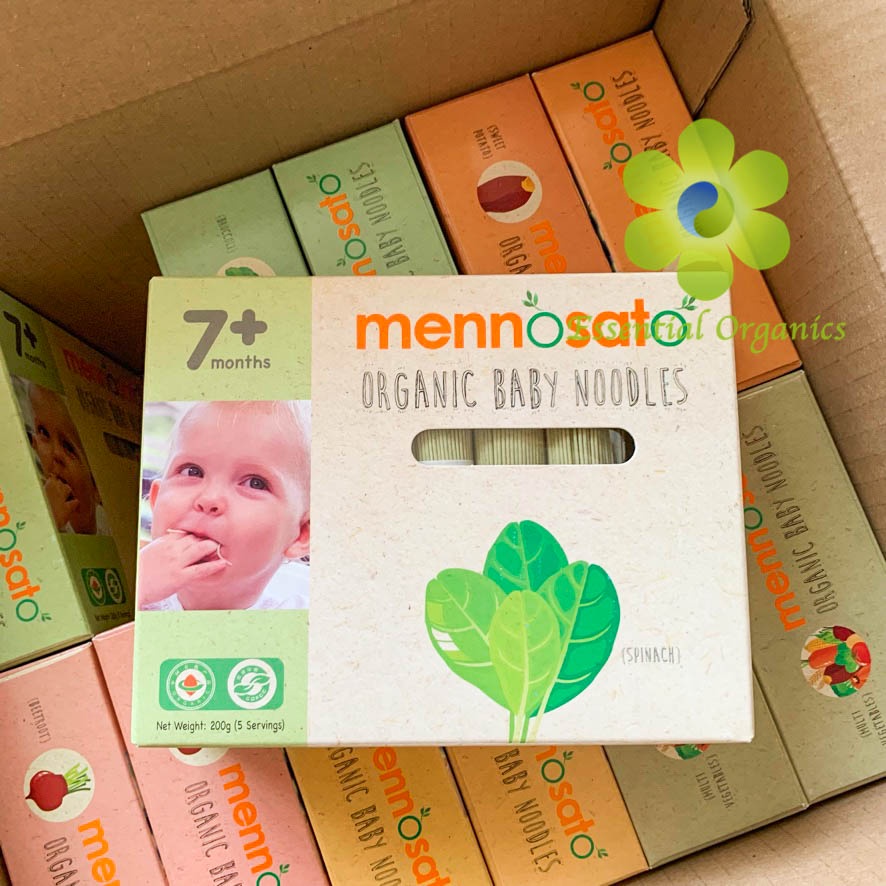 Mì Ăn Dặm Cho Bé Vị Rau Củ Hỗn Hợp Mennosato 200g ( Gói 1 Vị) date 03/10/2023