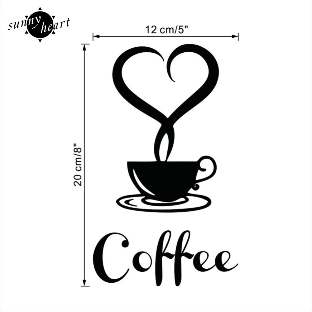 Giấy dán tường hình tách cà phê xinh xắn