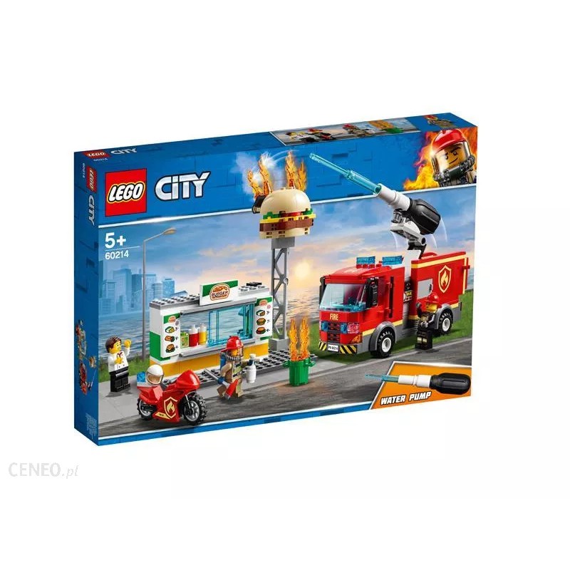📦LEGO CITY 60214 - CHỮA CHÁY TẠI CỬA HÀNG HAMBURGER