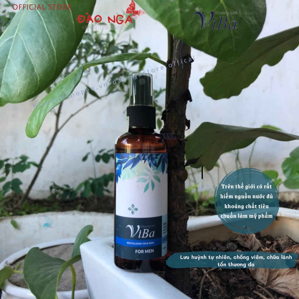 XỊT KHOÁNG VIBA CHO NAM - Dưỡng da cấp ẩm, cân bằng PH, kiềm dầu, phục hồi tổn thương da - Đào Nga | BigBuy360 - bigbuy360.vn