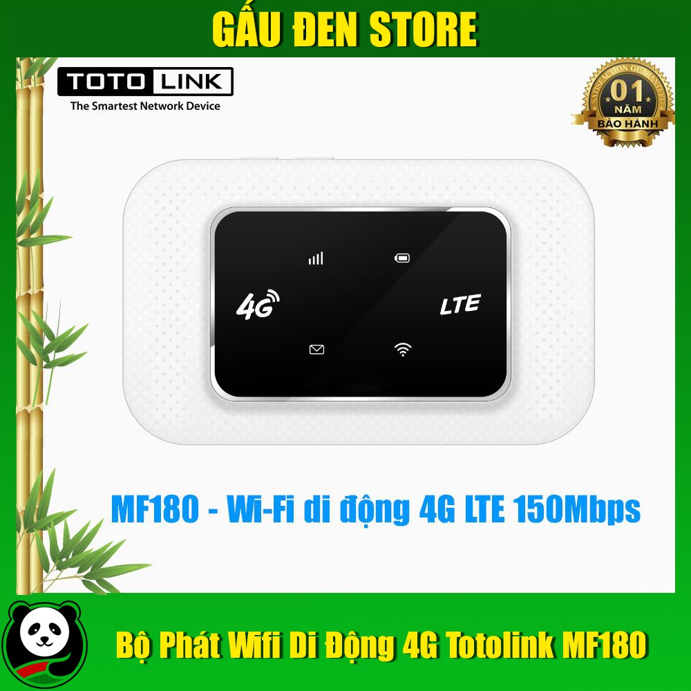 (Chính Hãng) Bộ Phát Wifi Totolink MF180 - Wi-Fi di động 4G LTE 150Mbps
