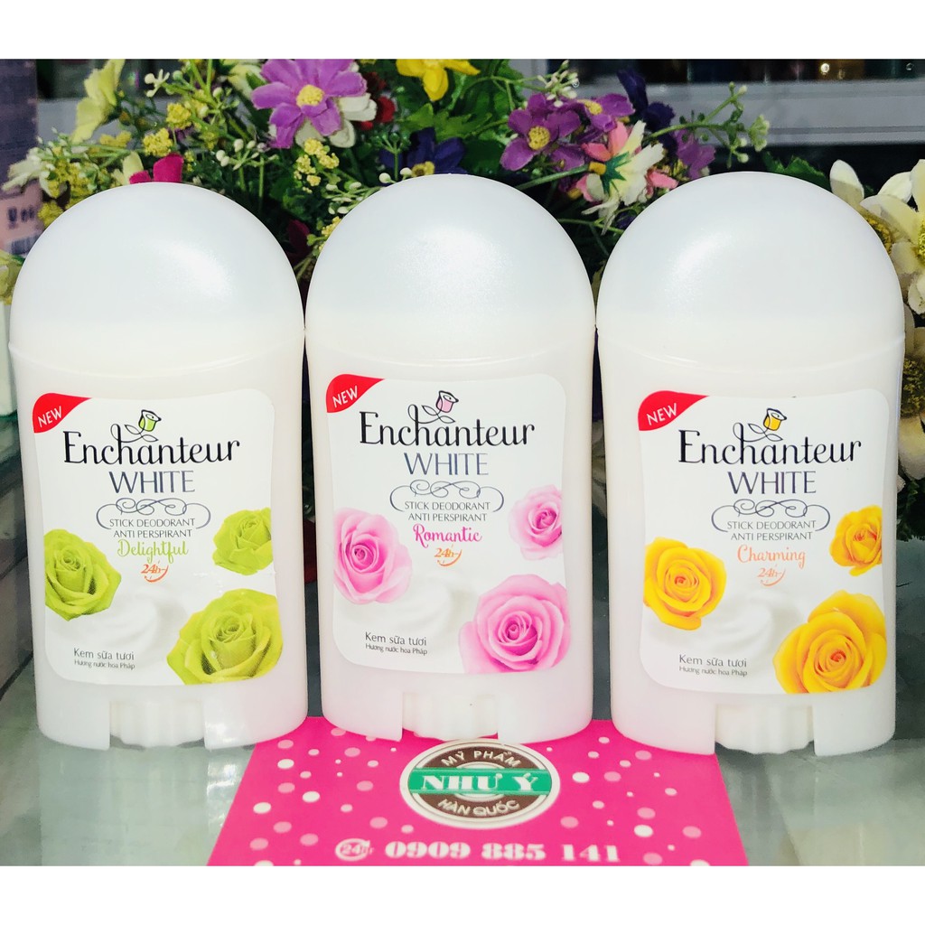 Enchanteur - Sáp khử mùi Enchanteur 40g đủ màu