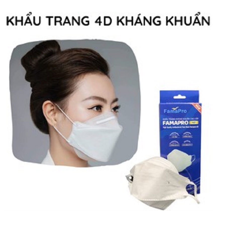 Hộp 10 cái khẩu trang Famapro 4D Mask