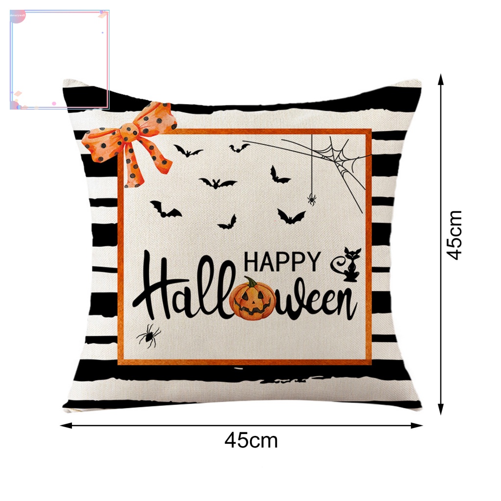 Vỏ Gối Tựa Lưng Ghế Sofa Cứng Thoáng Khí Trang Trí Halloween
