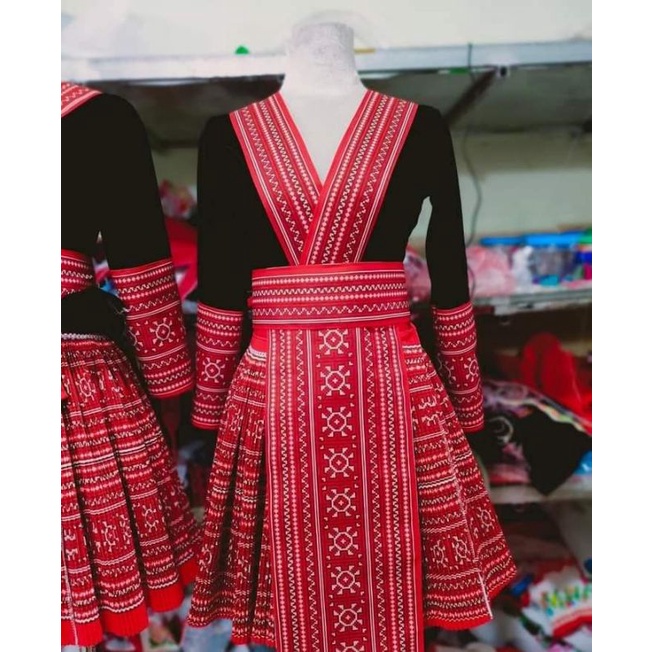 Trang phục hmong thiết kế - mẫu bộ siêu hot