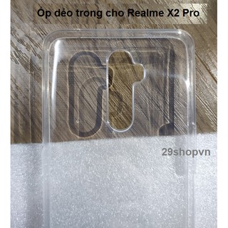 Ốp Realme X2 Pro dẻo trong suốt (Loại đẹp)