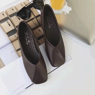 [ORDER] - Giày mũi vuông vạt chéo