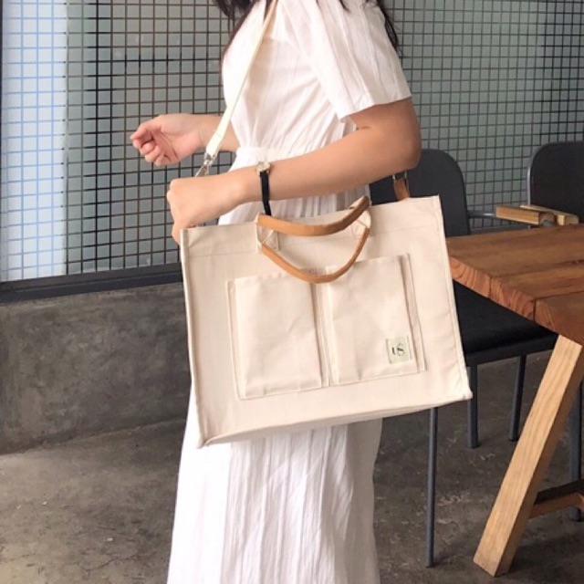 Túi Canvas Us chữ nhật - Canvas Casual Bag