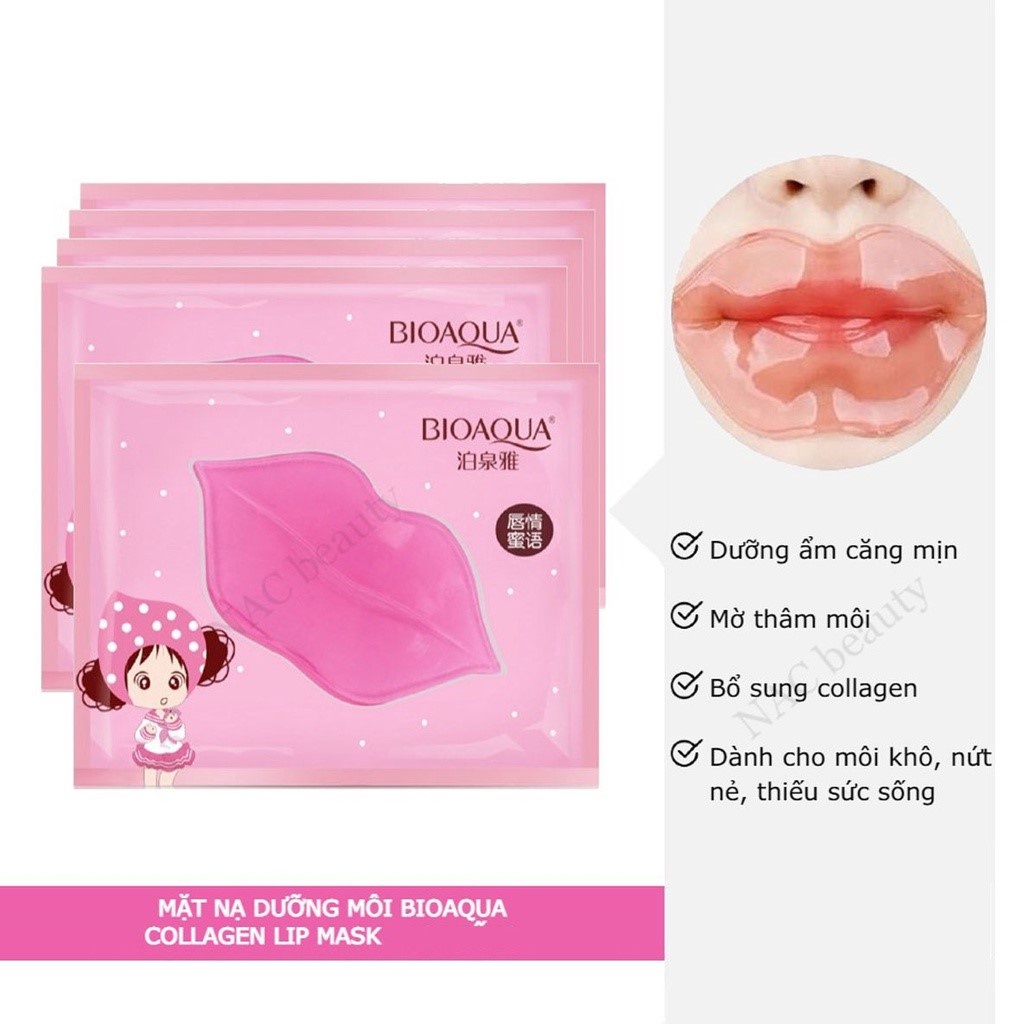 Mặt nạ môi Bioaqua nội địa Trung - Mask môi cực tốt