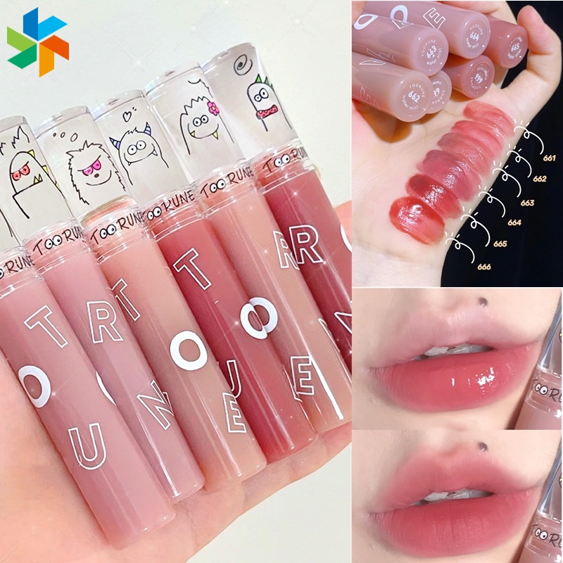 [Hàng mới về] Son bóng dạng lỏng màu sắc tươi sáng độc đáo dành cho nữ JP6