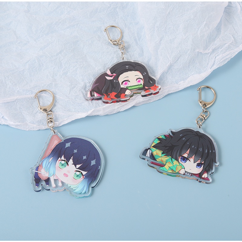 Móc khóa MISS ZOE acrylic hình Demon Slayer Kimetsu No Yaiba Blade of Ghost