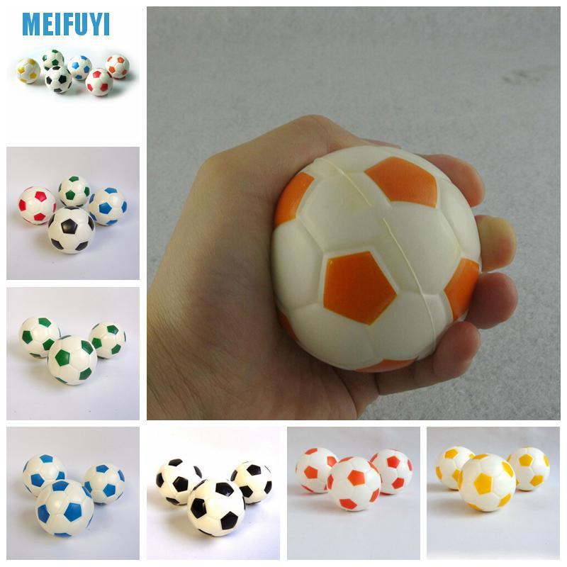 [MEIFUYI] Soft Soccer Shaped Stress Ball Stress Relief Squeeze Foam Ball UF