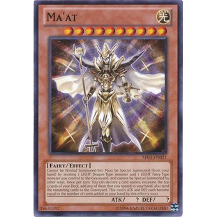 Thẻ bài Yugioh - TCG - Ma'at / AP04-EN021