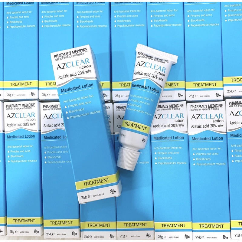Bill Úc Kem hỗ trợ giảm mụn Azclear Medicated Lotion 25G - Pimples & Acne