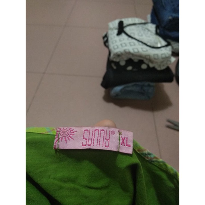 Pass áo xanh lá mặc ở nhà Sunny size XL Mã 070