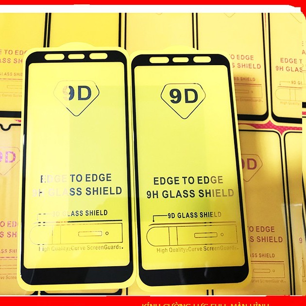 Cường lực full màn 9D SAMSUNG J8 plus/ J8 2018 cao cáp, kèm khăn lau màn hình