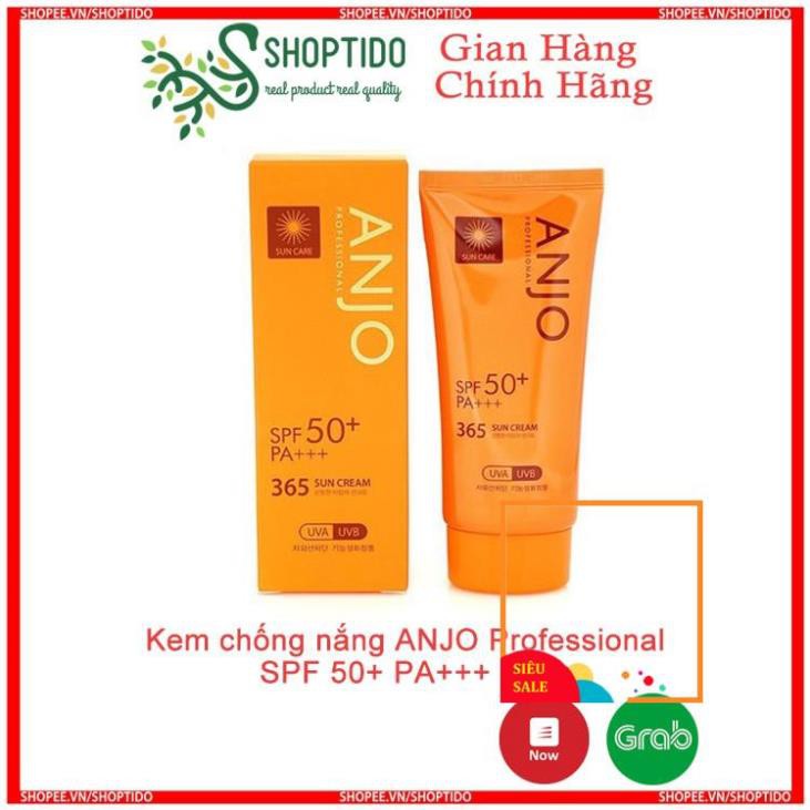 Kem Chống Nắng Anjo dưỡng ẩm, dịu nhẹ và bảo vệ da Professional SPF 50+PA+++ 365 Sun Cream 70g NPP Shoptido