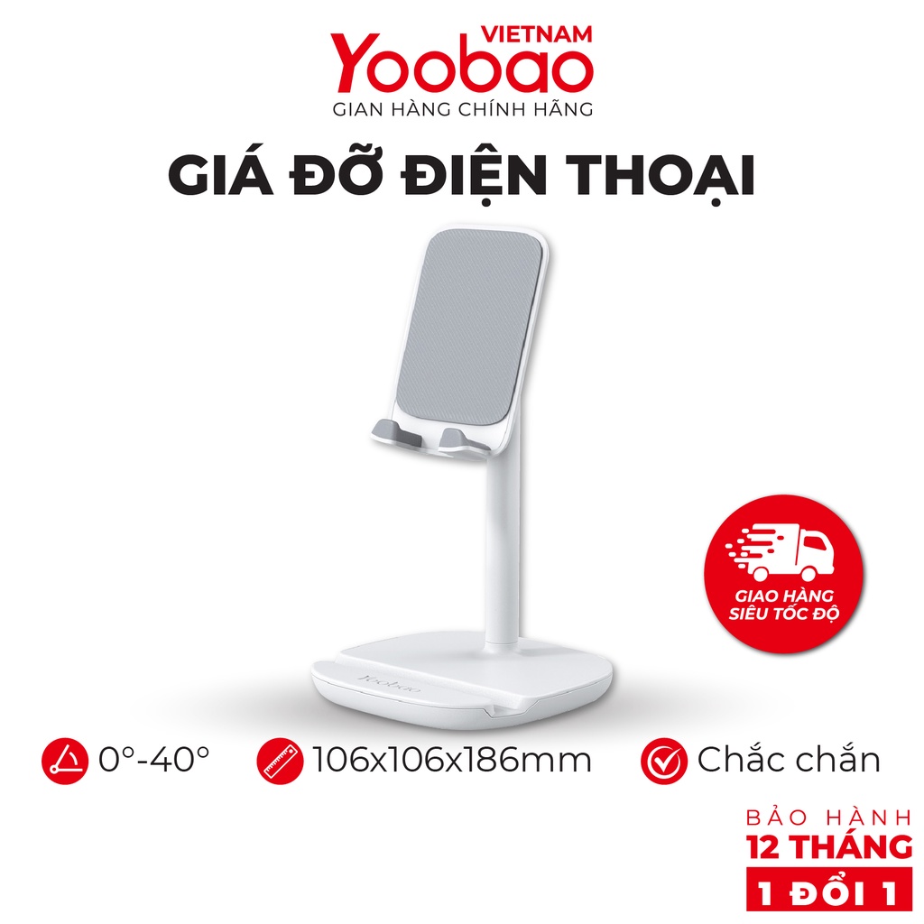 [CHÍNH HÃNG-BH 12 THÁNG]Giá đỡ điện thoại để bàn YOOBAO B1 Màn hình 4-11 inch- Khung gấp gọn - Hàng phân phối chính hãng