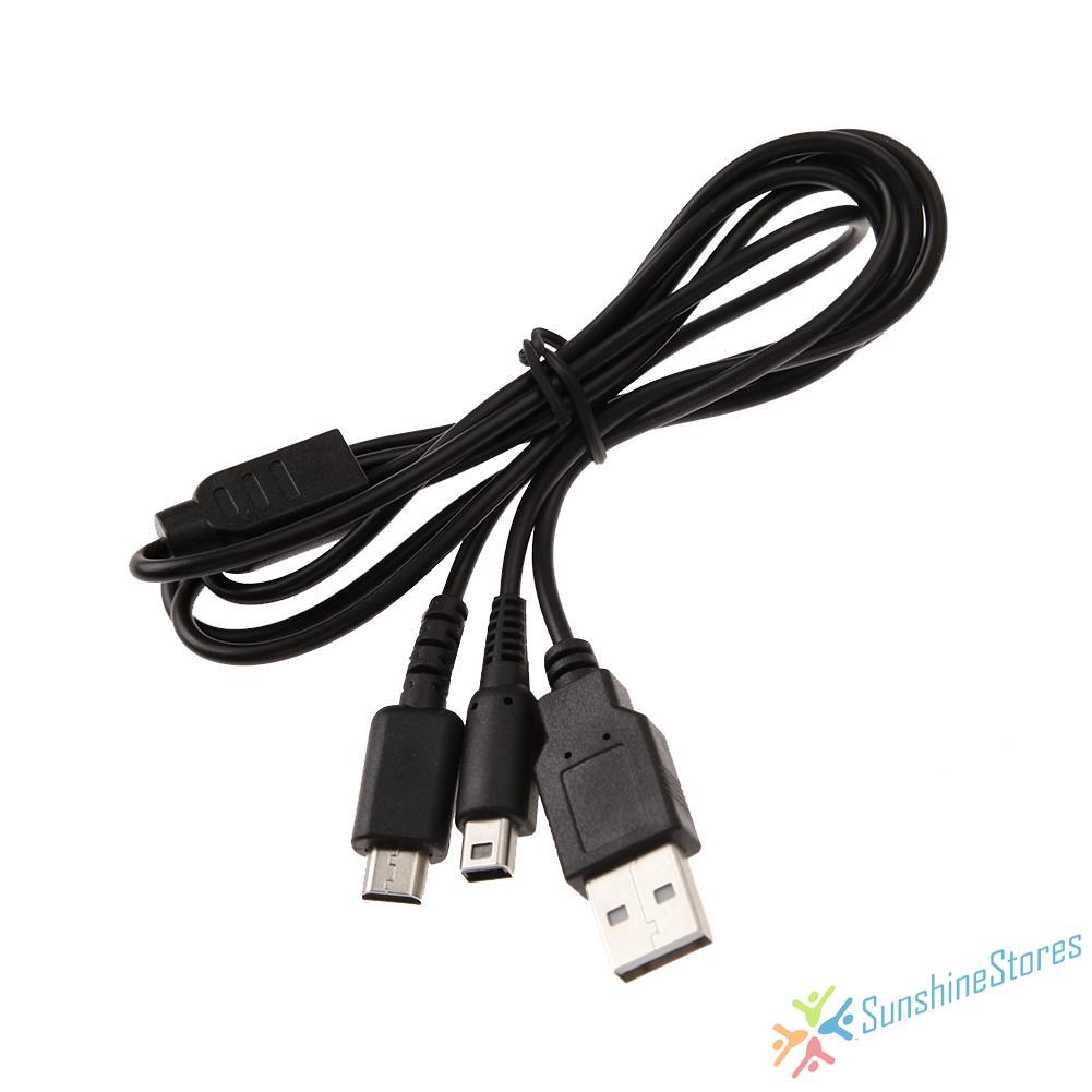 Dây Cáp Sạc 1.2m Usb Cho Nintendo Dsi 3ds Ndsl