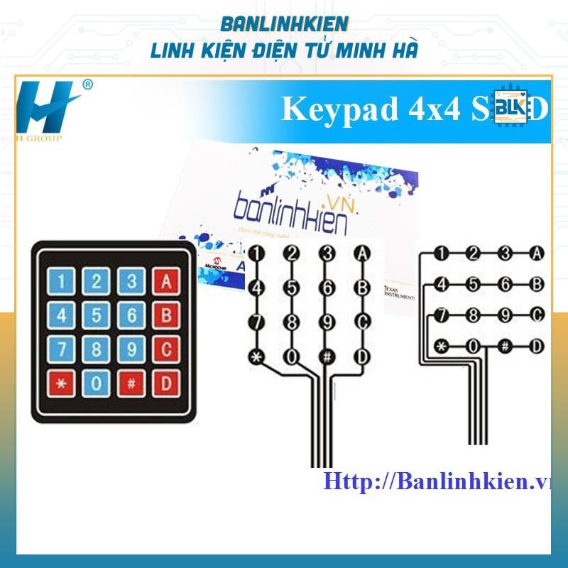 Bàn Phím Điện Tử Keypad SMD