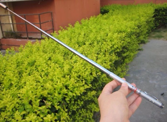 Bút trình chiếu vỏ kim loại 4 chức năng trong 1