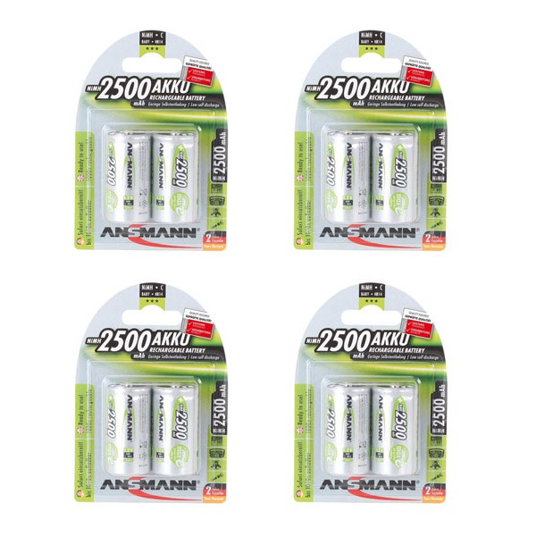 2 viên pin sạc Trung C ANSMANN 2500mah