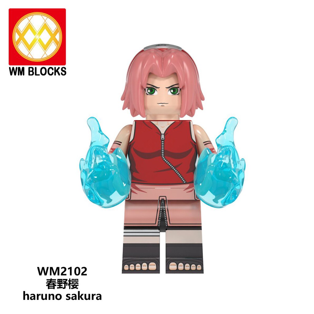 Minifigures Lắp Ráp Đồ Chơi Lego Nhân Vật Hoạt Hình Naruto Hyuga Hinata - Zabuza - Haku - Tsunade WM6107