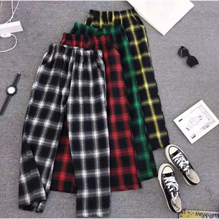 Quần kẻ caro unisex phong cách hip hop