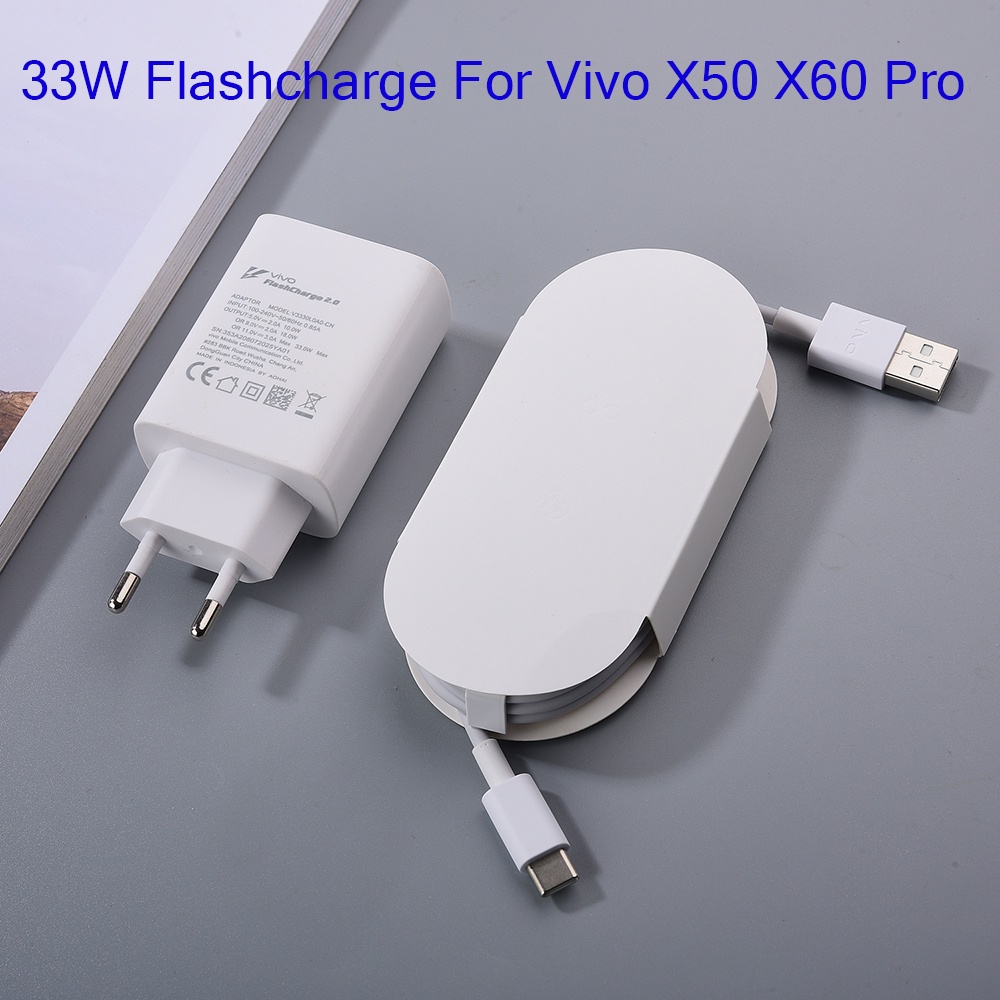 Bộ Sạc Nhanh Cho Điện Thoại Vivo 33W X30 X50 PRO iQOO 855 x60