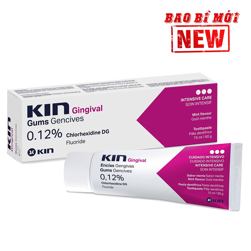 Kem đánh răng Kin Gingival ngăn ngừa viêm nướu 75ml