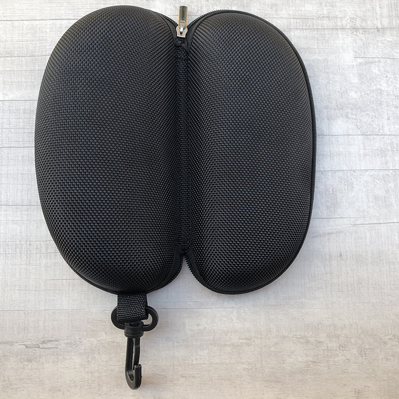 Sunglasses Case Compression Resistant Zipper Hook Glasses Case EVA Sunglasses Case