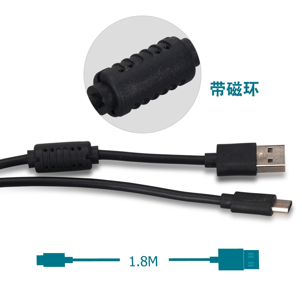 Dây Cáp Sạc Nhanh 1.8M Cho Máy Chơi Game Nintendo Switch