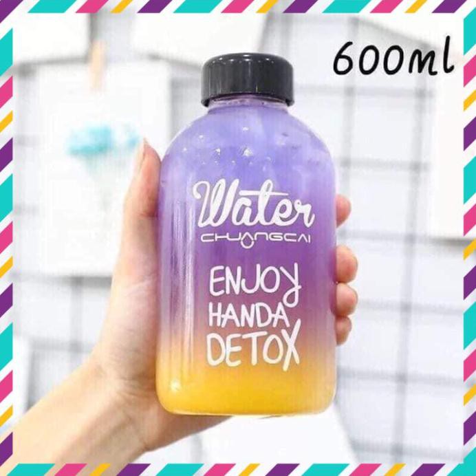 [Bán Sỉ] Bình đựng nước detox pongdang 600ml ( tặng 1 túi đựng)