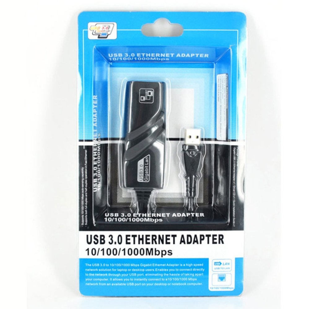 Ổ đĩa miễn phí bên ngoài USB 3.0 LAN USB tới thẻ mạng chip RJ45 NIC RTL8153