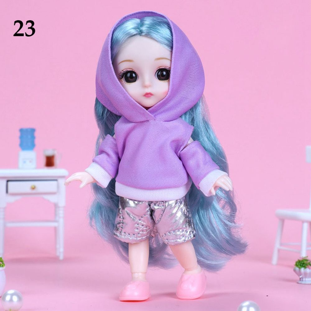 Bộ trang phục 23 kiểu dáng thời trang cho búp bê Obitsu 11 Ob11 Gsc 16~17cm